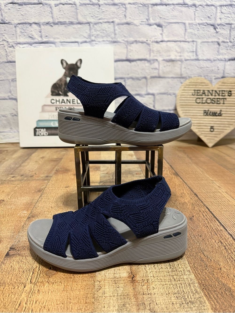 Skechers Parallel Lite Slingback Wedge Sandals size 7